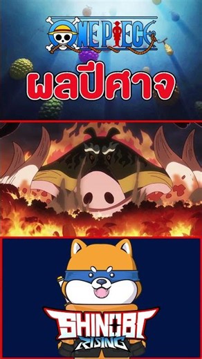 ผลปีศาจหมูโฮกิ #anime #luffy #ผลปีศาจ #onepiece #วันพีช #ワンピース #ผลขับขี่