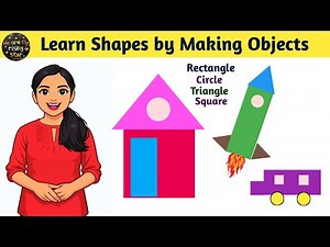 Learn Shapes by Making Objects | Easy and fun learning | WATRstar