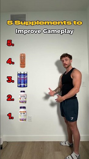 The 5 best supplements for gamers #fyp #gaming
