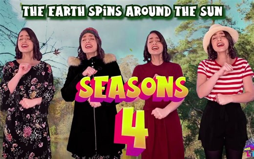 英文儿歌: 四季歌 Seasons Song by Miss Linky