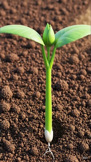 Plant growing from the seed🌱 #3danimation #cgi #3dcompositing #shortvideo