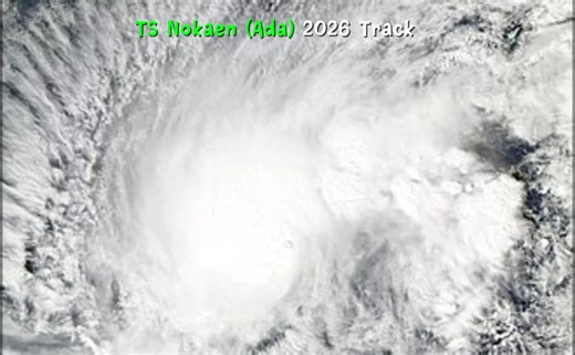 Relaxing Music for Tracking Tropical Storm Nokaen 2026