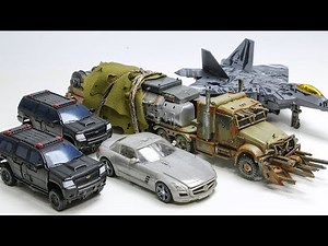 Transformers 3 DOTM Decepticon Megatron Starscream Soundwave Crowbar Crankcase Vehicle Robot Toys