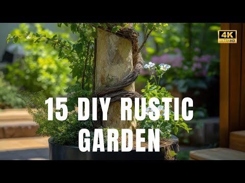 🌳 15 DIY Rustic Garden Projects Using Dry Branches