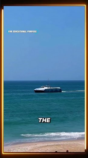 This Futuristic Boat Is Testing the Future of Warfare! 😳🚤⚓. #documentary #usashorts#fyp