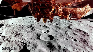 66K views · 1.1K reactions | Firefly Aerospace's Blue Ghost lander captured stunning views of the moon from about 62 miles (100 km) above the surface. The footage, sped up 10 times, was captured on Feb. 24, 2025 during its third orbital maneuver. Read more  https://space-com.visitlink.me/qMSZUb Credit: Firefly Aerospace | edited by Space.com's Steve Spaleta | Space.com | Facebook
