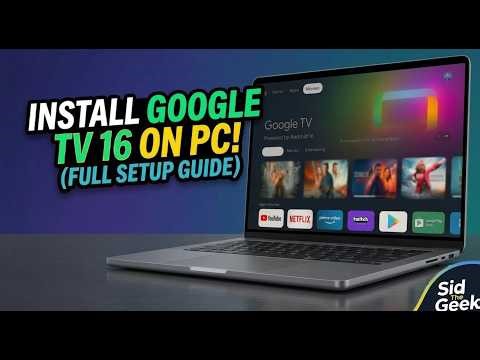 Install Google TV 16 on PC Using Android Studio (Full Setup Guide)