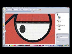 Demonstration of Perla 8800S Embroidery Digitizing Software by Redline Embroidery Machine