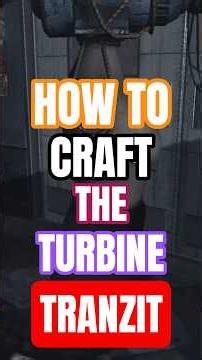 How To Craft The TURBINE In Tranzit On Black Ops 2! #blackops2 #tranzit #shorts #callofduty