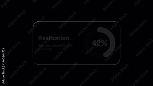 Digital Interface Displaying Application Loading Progress with Percentage Indicator.