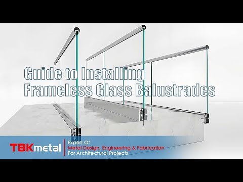 Frameless Glass Balustrade/Railing/Handrail Installation by TBK Metal