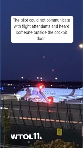 Pilot makes emergency landing after hearing something outside cockpit door