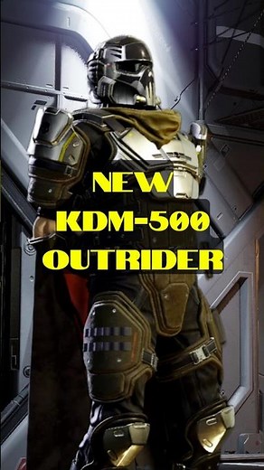 KDM-500 Outrider New Heldivers 2 Armor