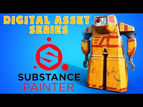 How to Create Textures for Cute Robots in Substance Painter