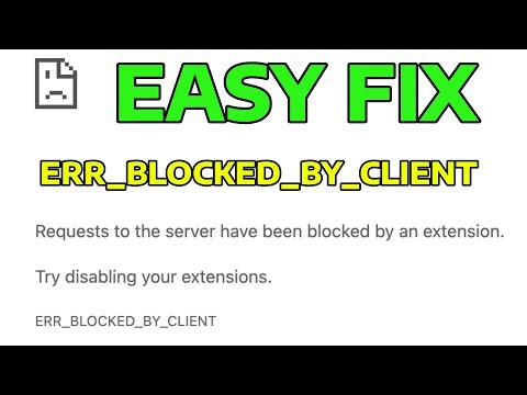 How to Fix “Failed to Load Resource: net::ERR_BLOCKED_BY_CLIENT” Error