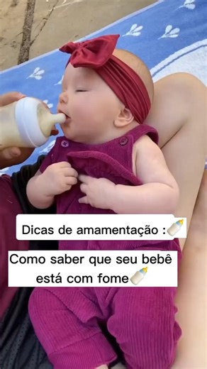1.6M views · 14K reactions | Dica como saber se o seu bebê está com fome !! Créditos: @dicas_mil_grau ❤️Livre-se das inseguranças e desfrute de uma maternidade tranquila com nossos e-books exclusivos. Clique no link da bio e garanta os seus! ❤️Está grávida? Clique no link da bio e conheça o curso que irá te preparar para a chegada do bebê! | Manual Da Mamãe | Facebook
