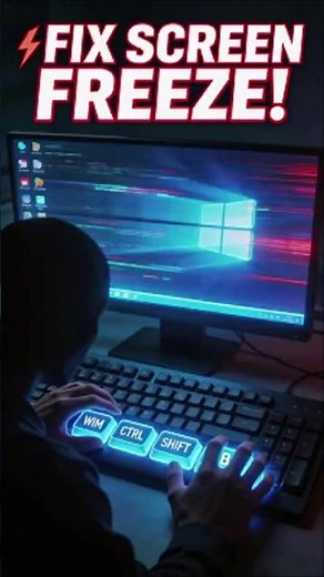 Your Screen Freezes? Press This Secret Windows Shortcut ⚡