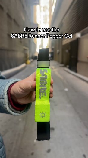 2.7K views · 55 reactions | Know how to use your Runner Pepper Gel like a pro  Learn how to activate, hold and use the SABRE Runner Pepper Gel with ease—because safety should never slow you down. #SABRESafety #RunnerProtection #PersonalSafety #HowToUse #SelfDefense | SABRE Safety | Facebook