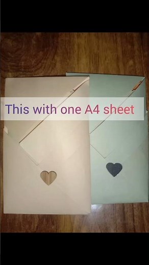unique letter folding ideas |with one A4 sheet