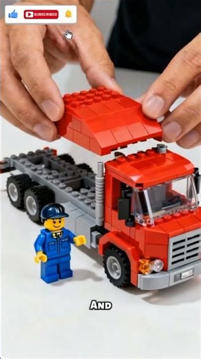 building red truck | BUILDING LEGO #assemblingtoys #lego #toys #truck #legobricks