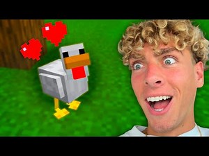 I Got a PET CHICKEN in Minecraft