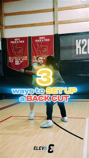 3 ways to SET UP back door cuts!🔥 #basketballtrainer #basketball #offtheball