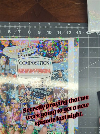 Stranger Things Inspired Notebook Creation