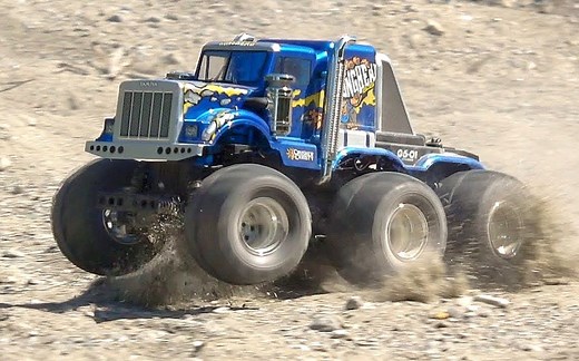 【沙地飞驰】田宫遥控六轮大脚卡车.Konghead 6X6 G6-01 沙地飞驰