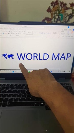 Draw a World Map in MS Word Using Just a Keyboard Shortcut – You Won’t Believe How Easy It Is! #map