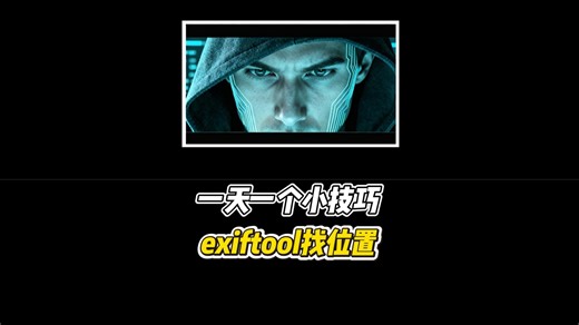 一天一个小技巧，今天讲exiftool找位置！！