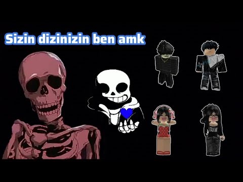 İskeletler cringe Roblox dizilerini kızartıyor 💀 (PART 2)