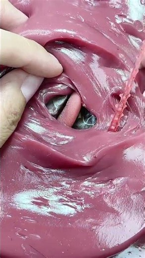 Hahaha, it’s so weird. Unzip diy slime. Unzip video to release stress together. Crystal mud toy