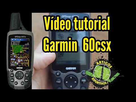 Tutorial Video Aula GPS Garmin GPSMap 60csx
