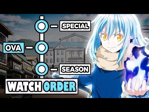 How to Watch That Time I Got Reincarnated as a Slime in Order