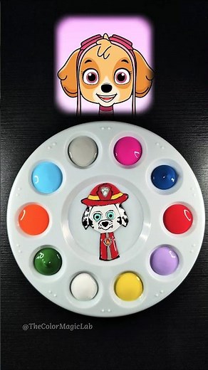 Sprunki OC Color Mixing 👀 Marshall Paw Patrol 🐾 #sprunki #skipper #marshall #pawpatrol #colormixing