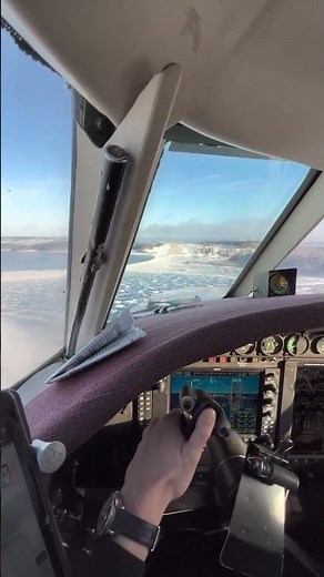 HD Amazing Metroliner 3 landing on a gravel runway in Canada. #plane #metroliner #fpv #pov #landing
