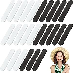 60Pcs Hat Size Reducer Hat Size Tape Foam Reducing Tape Self Adhesive for Hats Caps Sweatband (Black and White) - Amazon.com