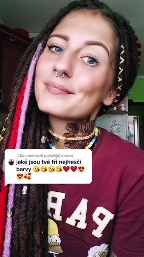 Creative Expressions with Colorful Dreadlocks and Art