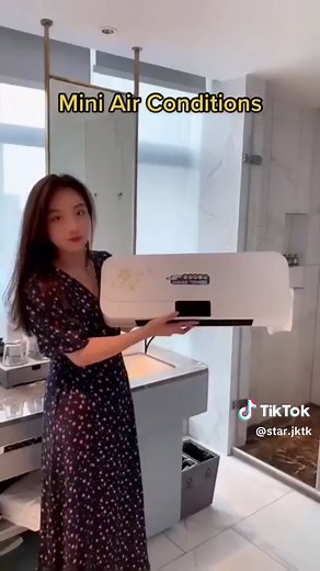 🔥Brand New Mini Wall-Mounted Air Conditioner | Hot & Cold Dual-Use