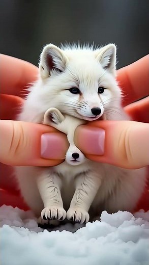 Arctic fox squishy