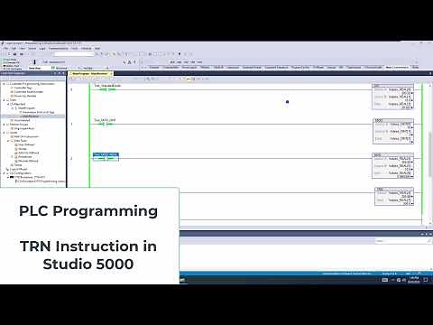PLC Programming TRN Instruction in Studio 5000 | Truncate