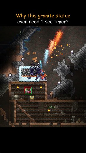 Why this granite statue even need 1-sec timer?