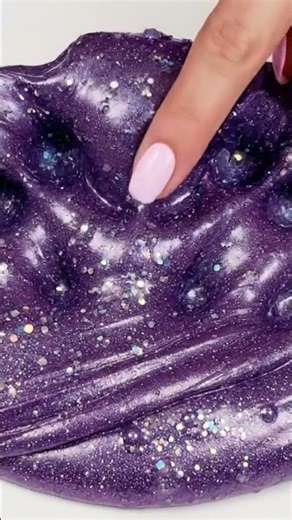 ASMR purple slime💜 #oddlysatisfying #asmr #slimeasmr