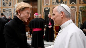 Pope Leo welcomed dozens of Hollywood stars like Spike Lee, Adam Scott and Cate Blanchett to the Vatican. | USA TODAY
