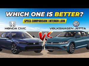 Honda Civic 2025 vs Volkswagen Jetta 2025 | Interior Look | Specs Comparison