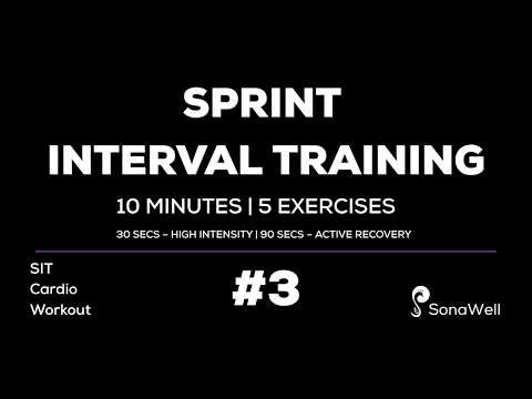 SIT #3 : “10-Min Sprint Interval Workout !! Burn Fat FAST (No Equipment)”