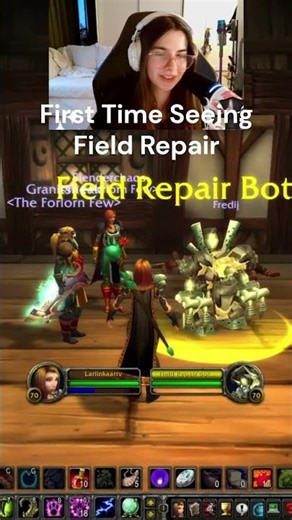 First Time Seeing Field Repair Bot in World of Warcraft The Burning Crusade