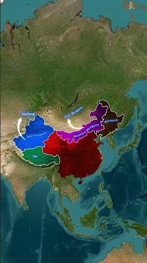The REAL Map of China You Never See 🇨🇳
