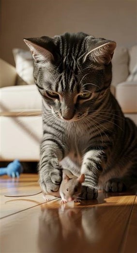 OMG! After so many fails, cat finally did it! Watch this epic jump #cats #fail #funny