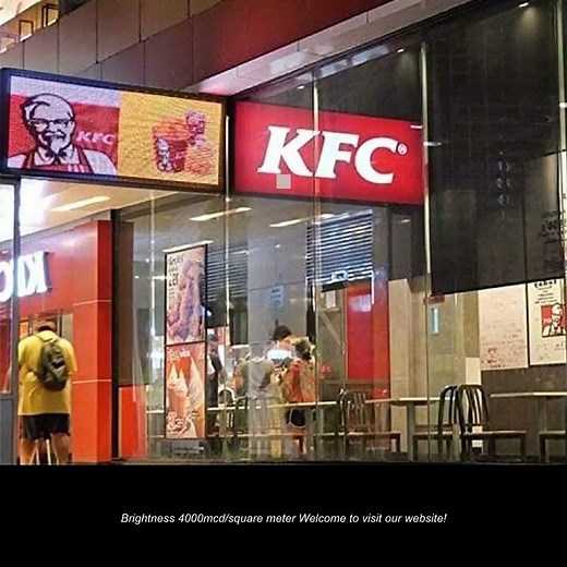 Advertising Message LED Window Display Signs Board Full Color 110V 220V Voltage